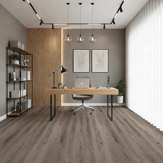Art3d 15 Sq.ft Peel and Stick Floor Tiles, 10Pcs Luxury Vinyl Plank Flooring Wood Look, 36" × 6" Adhesive and Waterproof Tile Sticker for Bedroom, Living Room, Kitchen, Teak