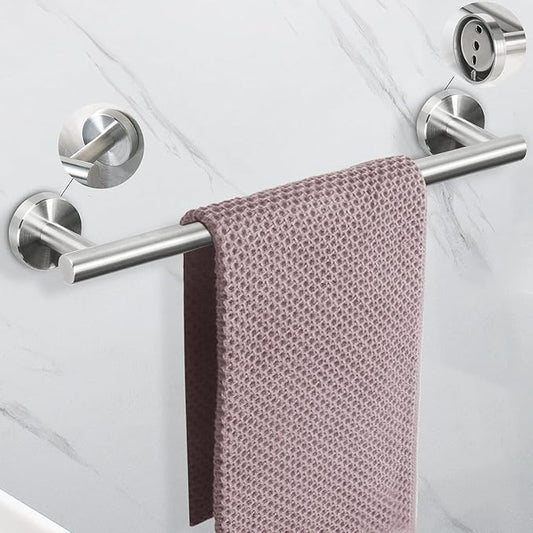 NearMoon Bathroom Hardware Set SUS 304 Thicken Stainless Steel-Towel Bar Set Include 16" Towel Rod, Toilet Paper Holder, Multifunctional Hooks Bathroom Accessories (Brushed Nickel, 10 Pcs)