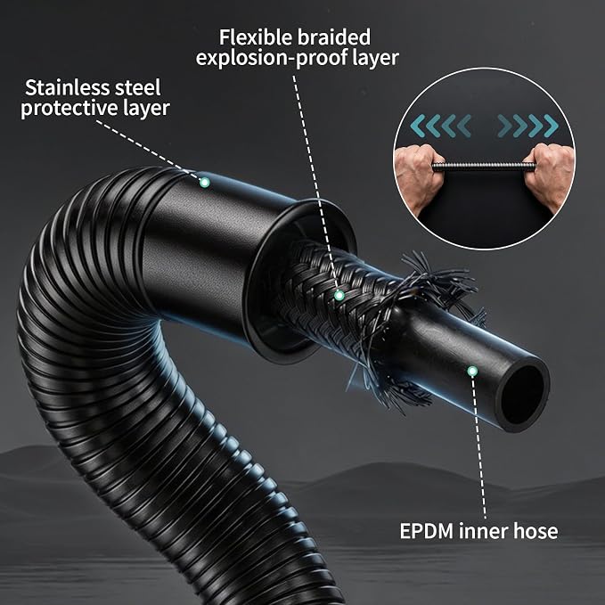 SR SUN RISE NSF Certified Filtered Shower Head with Handheld for Hard Water to Remove Chlorine High Pressure 9-Spray Setting (with Power Wash) Anti-Clog Nozzles(1 Filter, Matte Black)