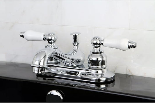 Kingston Brass KB601B 4-Inch Centerset Lavatory Faucet, 2.88" x 4.05" x 6.88", Polished Chrome