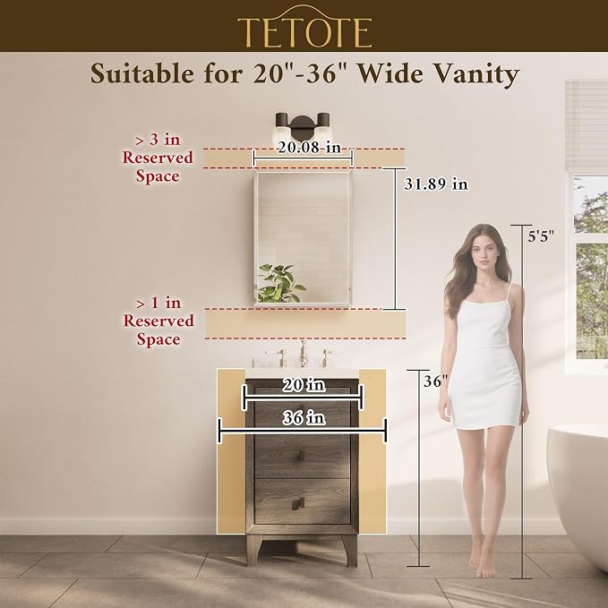 20 x 32 Medicine Cabinet with Mirror with Tempered Beveled Mirror White Medicine Cabinet Aluminum Cabinet DTC Hinges, Stepless Adjustable Shelves, Recessed/Surface-Mounted