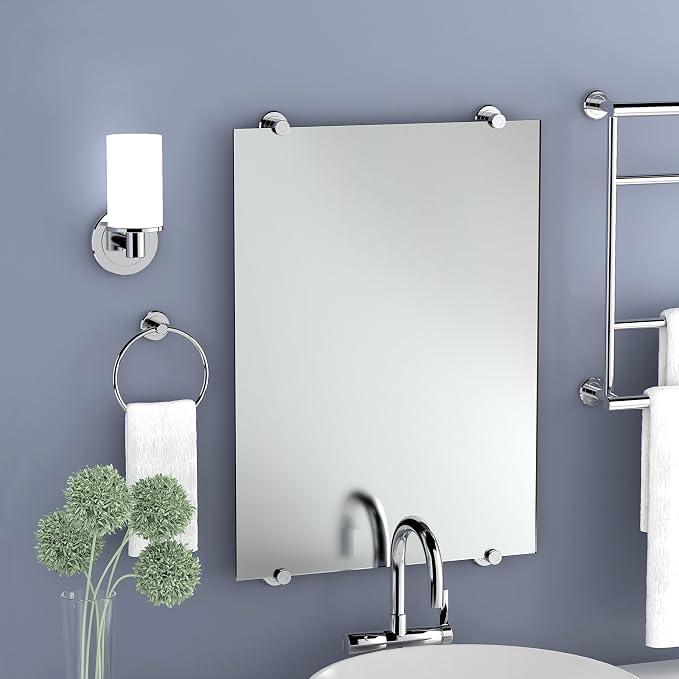 Gatco 4242 Latitude II Towel Ring | Modern Hand Towel Holder for Bathroom | Stylish Decorative Hardware, Heavy Duty Metal, EZ Ancor Mounting | Chrome