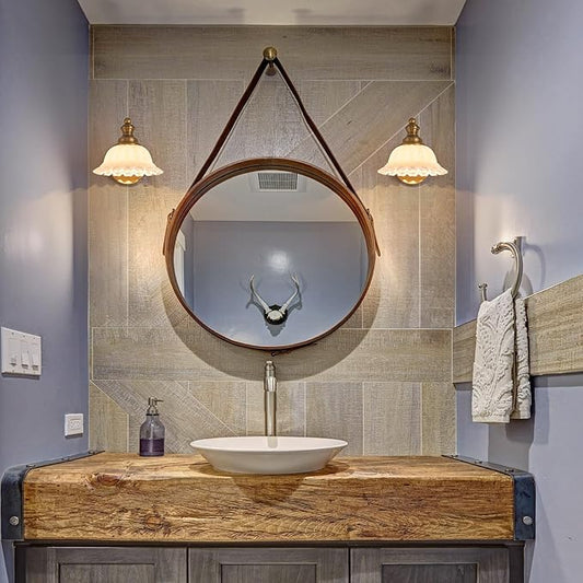 Vanity Light Brass Wall Sconces Vintage Bathroom Sconces