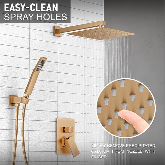 KOJOX Shower System Brushed Champagne Bronze