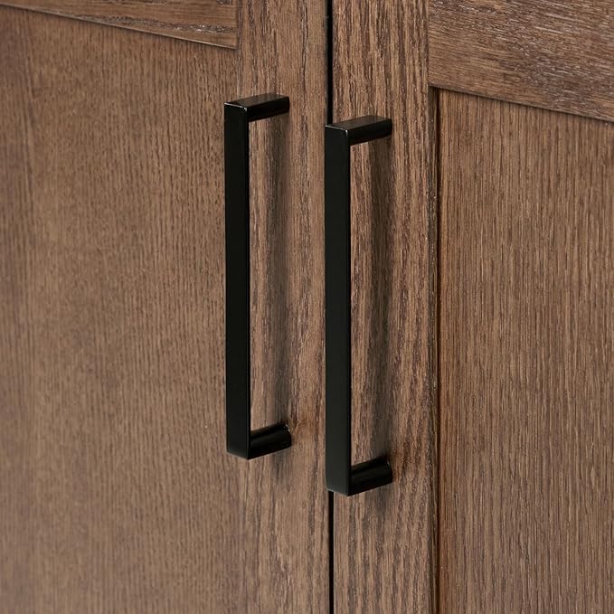 ARIEL Hepburn 30-inch Bathroom Vanity Base Cabinet,Solid Wood, 2 Soft Closing Doors, 1 Dovetail Drawers, Brown Oak