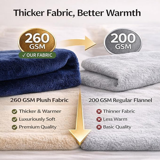 U2SKIIN Mens Hooded Robe, Plush Robes for Men Long Fleece Bathrobe