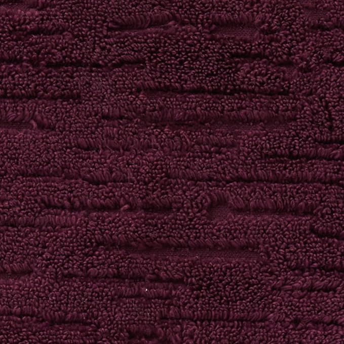 SKL Home CloudSoft Bath Towel Set, 6-Piece, 100% Cotton Luxury, Bordeaux | 2 Bath towels, 2 hand towels, 2 washcloths. Premium spa-level quality. 600/520 GSM weight. Ultra plush & absorbent.
