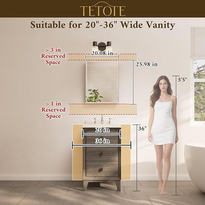 20 x 26 Bathroom Mirror with Storage with Tempered Beveled Mirror White Medicine Cabinet Aluminum Cabinet DTC Hinges, Stepless Adjustable Shelves, Recessed/Surface-Mounted