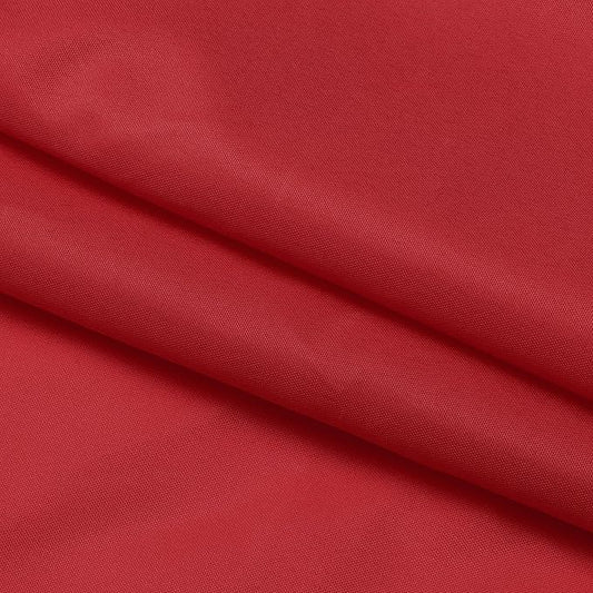 N&Y HOME Fabric Shower Curtain or Liner with Magnets - Hotel Quality Red Shower Curtain for Bathroom, Machine Washable, Water Repellent - Red, 72x72
