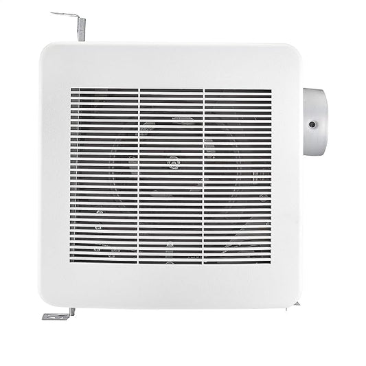 Amazon Basics AB-BV100 Bathroom Exhaust Fan, 110 CFM, 1.0 Sone, Ultra Quiet Operation, ENERGY STAR Certified, White