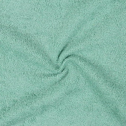Amazon Basics Highly Absorbent, Fast Drying 100% Cotton Washcloths for Bathroom, Machine Washable, 12 x 12 inches, Seafoam Green, 24-Pack