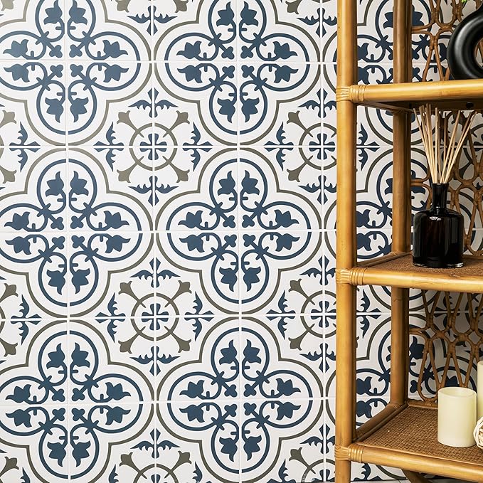 MSI Zenzibar 8x8in Encaustic Matte Porcelain Wall Floor Tile Flooring