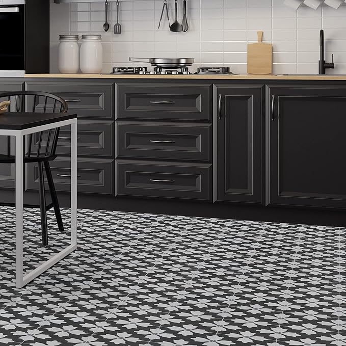 MSI Kasbah 8x8in Encaustic Matte Porcelain Wall Floor Tile Accent Wall Tile