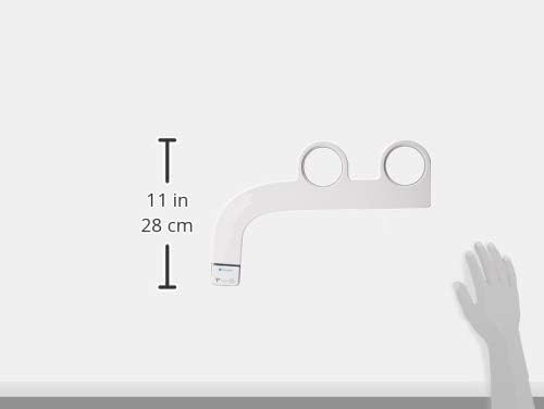 Brondell Bidet - Thinline SimpleSpa SS-150 Fresh Water Spray Non-Electric Bidet Toilet Attachment in White with Self Cleaning Nozzle and SafeCore Internal Valve