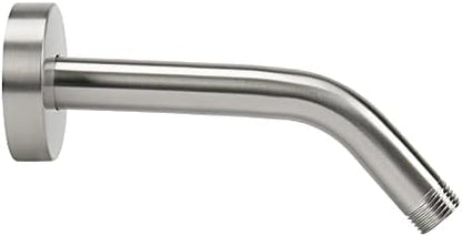 NearMoon Shower Arm with Flange, Made of 304 Stainless Steel Shower Extension Extender Pipe, Wall-Mounted for Fixed Bathroom Showerhead, Never Rust (8 Inch, Brushed Nickel)