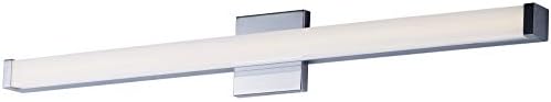 Maxim Lighting Spec Bath Vanity Light | Polished Chrome Aluminum Finish | Contemporary Indoor Light Fixture | Ideal for Bathrooms & Powder Rooms | Dimmable | Home Decor Light Fixture | 52006PC