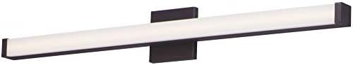 Maxim Lighting Spec Bath Vanity Light | Bronze Aluminum Finish | Contemporary Indoor Light Fixture | Ideal for Bathrooms & Powder Rooms | Dimmable | Home Decor Light Fixture | 52006BZ