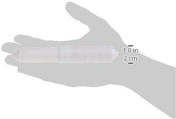 DANCO Spring-Loaded Toilet Tissue Holder Rod, White, 1-Set (88648), +