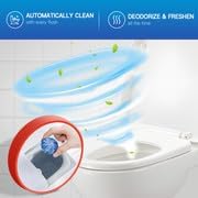 Vacplus Toilet Bowl Cleaner Tablets, 12 Pack, Auto Cleaning, Long-Lasting
