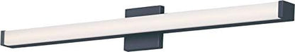 Maxim Lighting Spec 36" Bath Vanity Light | Black Aluminum Finish | Pmma Acrylic Shade | Contemporary Indoor Light Fixture | Ideal for Bathrooms & Powder Rooms | ADA Compliant Wet Rated | 52006BK
