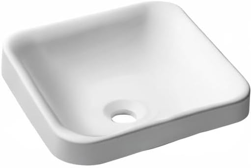 Kraus KSR-9MW Natura Bathroom Sink, Matte White