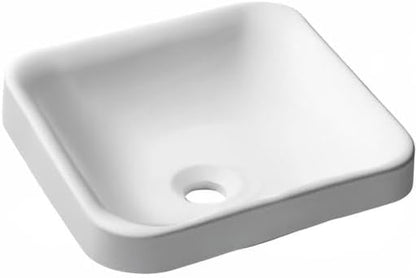Kraus KSR-9MW Natura Bathroom Sink, Matte White