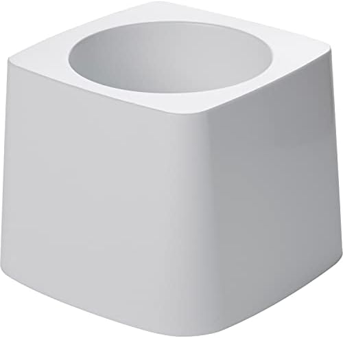 Rubbermaid Commercial Products 5" Toilet Bowl Brush Holder White Compact Design for Toilet Brush Storage for Bathroom/Professional/Janitorial Use