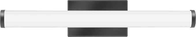 Lithonia Lighting FMVCCLS 24IN MVOLT 30K35K40K 90CRI MB M6 Vanity Fixture, 24-Inch, Matte Black