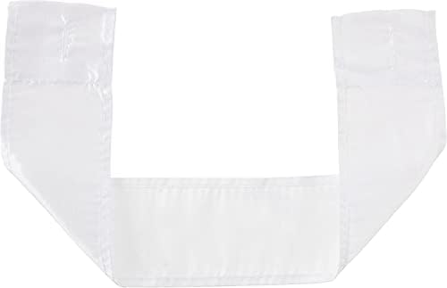 Zahari Home Sinatra Window Curtain Stylish Bathroom Window Curtain,36" x 54" Each, Set of 2, White