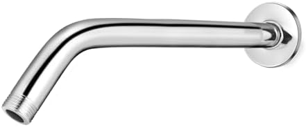 Shower Arm with Flange, 10 Inch, Chrome