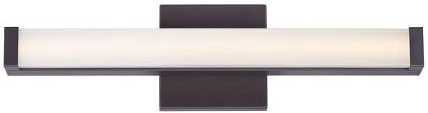 Maxim Lighting Spec Bath Vanity Light | Bronze Aluminum Finish | Contemporary Indoor Light Fixture | Ideal for Bathrooms & Powder Rooms | Dimmable | Home Decor Light Fixture | 52000BZ