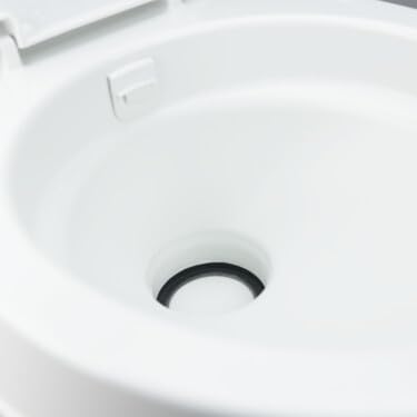 White Standard Plastic 300 Series Toilet
