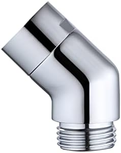 Shower Head Elbow Adapter, Shower Arm Elbow Adapter for Hand Showers and Wall-mounted Showers，Shower Arm Extension (135degree）
