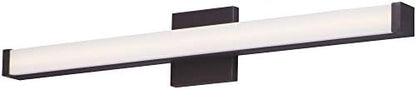 Maxim Lighting Spec Bath Vanity Light | Bronze Aluminum Finish | Contemporary Indoor Light Fixture | Ideal for Bathrooms & Powder Rooms | Dimmable | Home Decor Light Fixture | 52004BZ