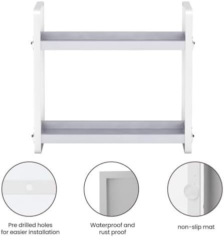 HNRLOY Bathroom Counter Organizer, Bathroom Counter Shelf, Makeup Organizer