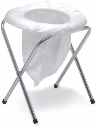 Toilet, Portable, 16 1/2 In H x 13 In Dia, Mfr: 15130-A, White