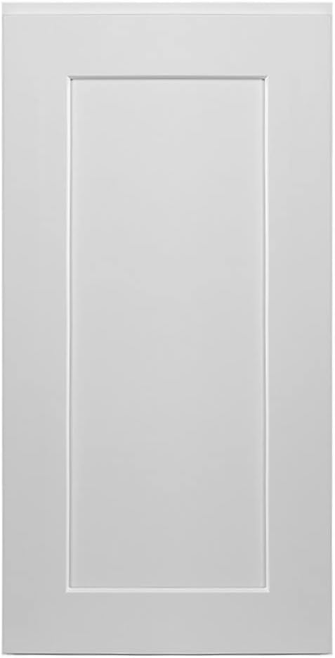 Design House Brookings Shaker Fully Assembled Wall Kitchen Cabinet W1530, 15 W x 12 D x 30 H, Painted White, Solid Wood, Design House, 613497
