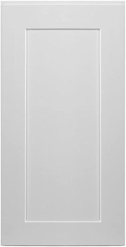 Design House Brookings Shaker Fully Assembled Wall Kitchen Cabinet W1530, 15 W x 12 D x 30 H, Painted White, Solid Wood, Design House, 613497