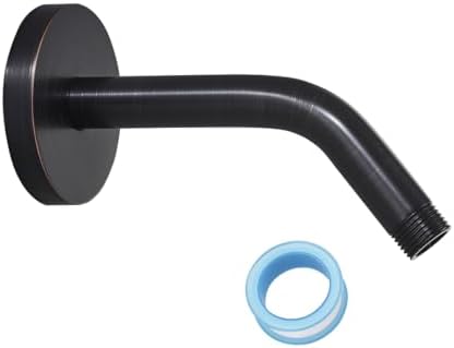 Wall Mounted Shower Arm Extension Head Holder Stainless Stee for Elbow Bathroom Accessories Pipe Bath Tube Oil Rubbed Bronze,SW-RD91018-6-ORB.