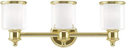 Livex Lighting 3 Lt Polished Brass Bath Vanity 40213-02