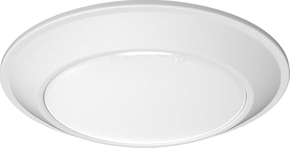 Juno JSBTC 6IN TUWH 90CRI WL MW M6 Smart Surface Mount Disk Light, 2700K-5000K Tunable, 1100 Lumens, Connect with Zigbee or Bluetooth, Works with Alexa, Google Home, or SmartThings, 6-Inch, White