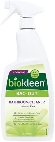 Biokleen Bac-Out Bathroom Cleaner - 32 Ounce -Eco-Friendly, Non-Toxic, Plant-Based, No Artificial Fragrance, Colors or Preservatives
