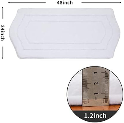 COSY HOMEER Non-Slip Bath Mat Extra Thick Absorbent Plush Washable