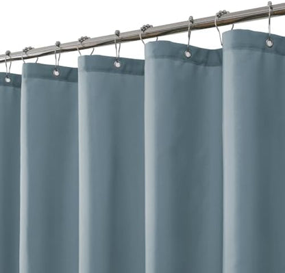 eachope Waterproof Fabric Shower Curtain Liner,72x72 Inch Blue,1 Pack