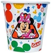 Glad for Kids Disney Mickey and Friends Mini Paper Cups, 3 Oz, 100 Ct, 6-Pk | Soak-proof bathroom rinse cups sized for little hands; colorful Mickey Mouse designs