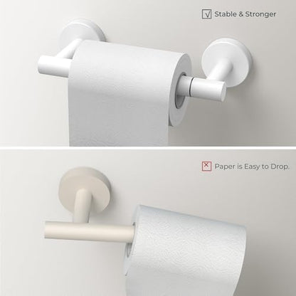 FORIOUS Toilet Paper Holder and Towel Ring Set, Bathroom Accessories Set
