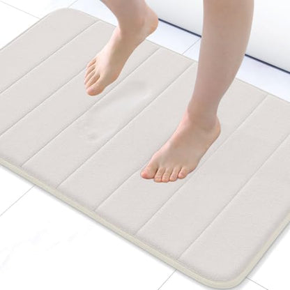 Buganda Memory Foam Bath Mat 30 x 20, Ultra Soft Absorbent Bathroom Rugs