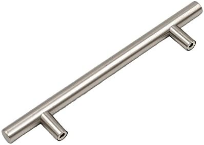 homdiy Brushed Nickel Cabinet Door Handles Drawer Pulls - HD201SN Cabinet Hardware 30Pack 4in Hole Centers Cabinet Pulls