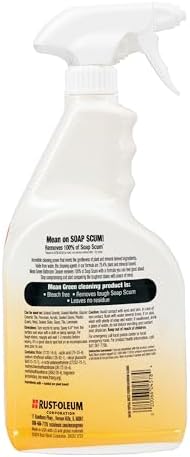 Mean Green Foaming Bathroom Cleaner Spray, Tropical Breeze, 32 oz – Removes 100% of Soap Scum, Shower, Tile, Sink & Bathroom Surfaces