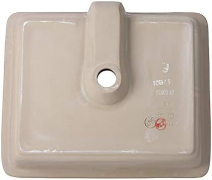 Miseno MNO1713RU 20" X 16" Rectangular Undermount Bathroom Sink with Rear Overflow - Bright White